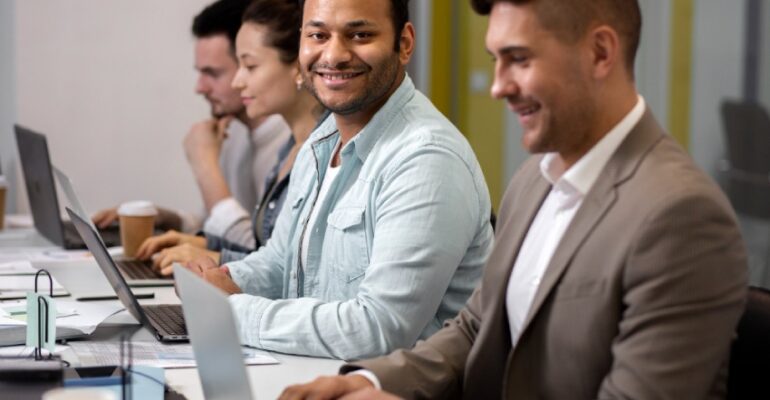 indian employees in office